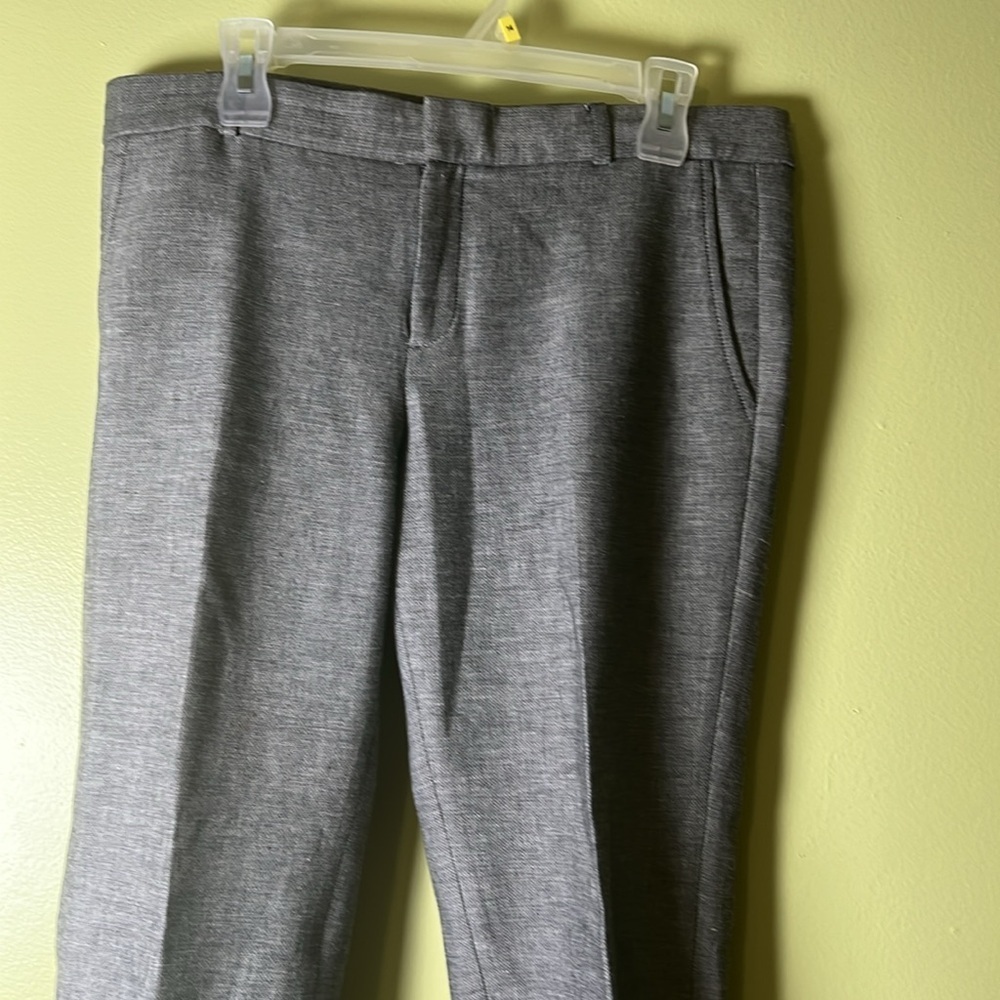 Banana Republic Gray Dress Pants Classic Straight-Leg size 12. - Picture 2 of 7